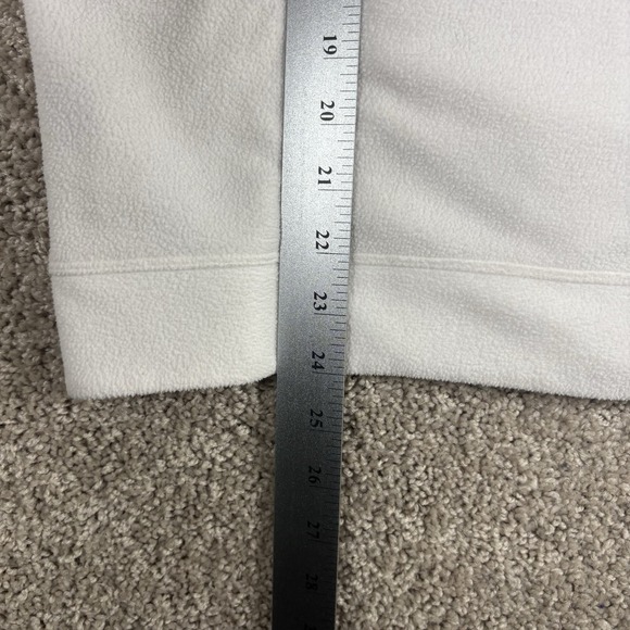 Nike Hoodie Womens Full Zip Fleece White Y2K Athletic Training Casual - Picture 10 of 12